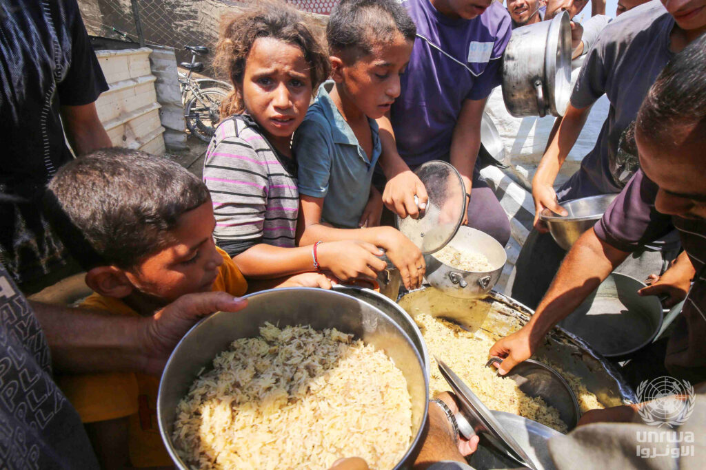 गाजा में भुखमरी के हालात
