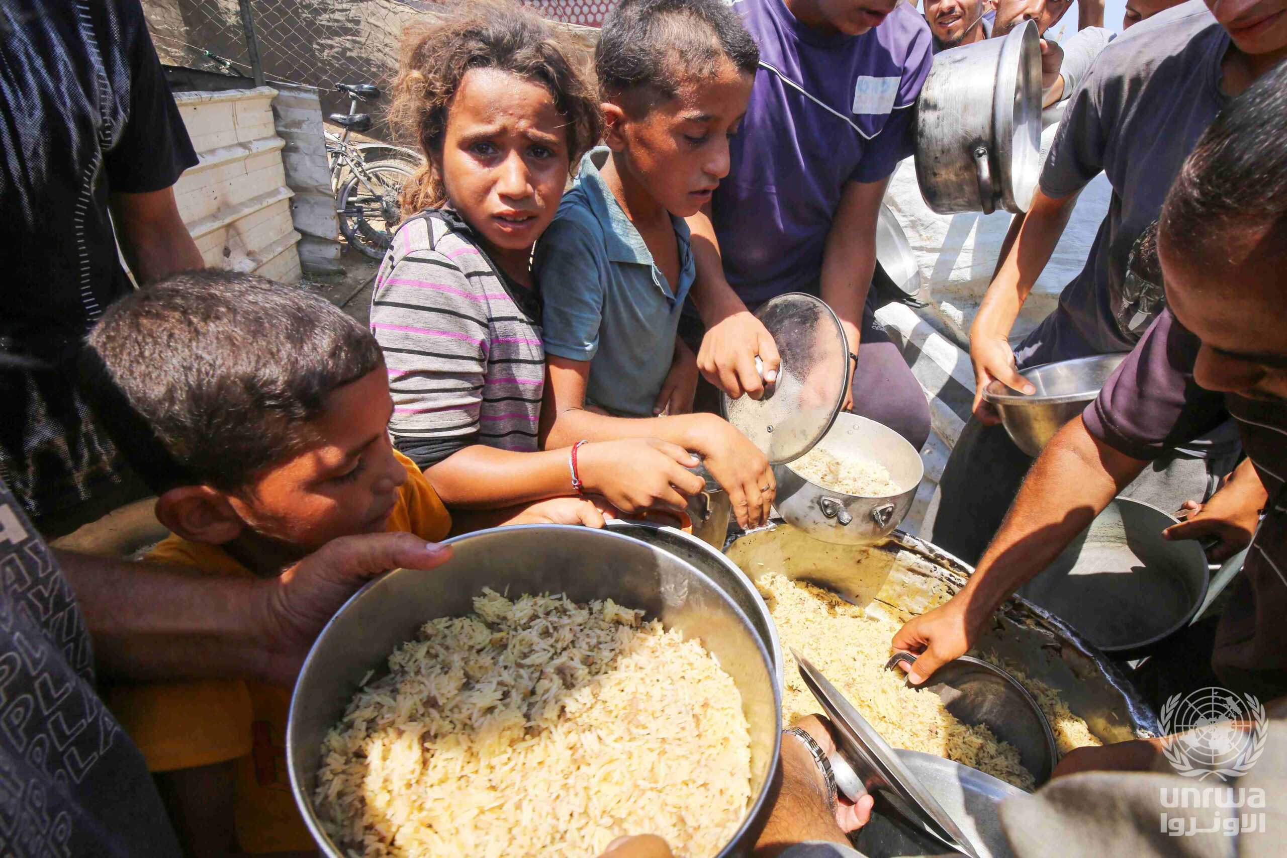 गाजा में भुखमरी के हालात