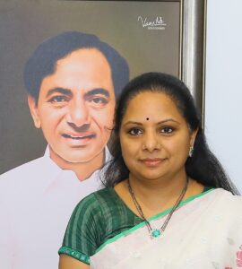 KCR की बेटी के. कविता (फोटो क्रेडिट - इंटरनेट)