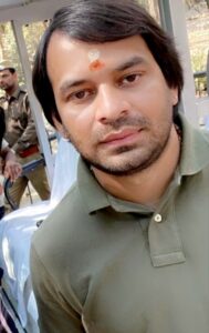 लालू के बड़े बेटे तेज प्रताप यादव।