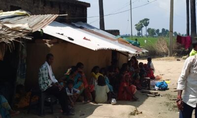बुजुर्ग की हत्या के बाद इस गरीब परिवार में सन्नाटा पसरा है। (तस्वीर- सुनील कुमार)
