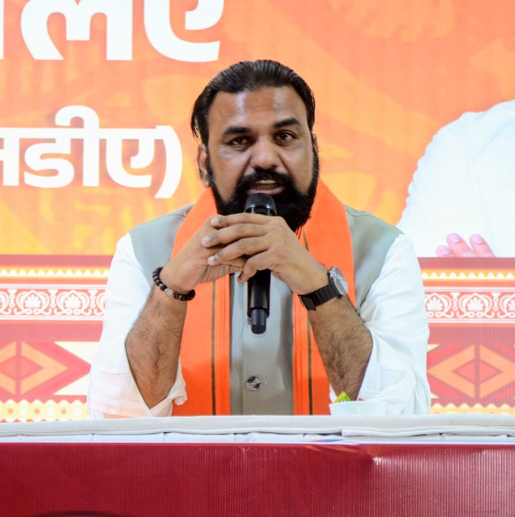 मेनिफेस्टो घोषणा के दौरान सिर्फ सम्राट चौधरी ने ही भाषण दिया।