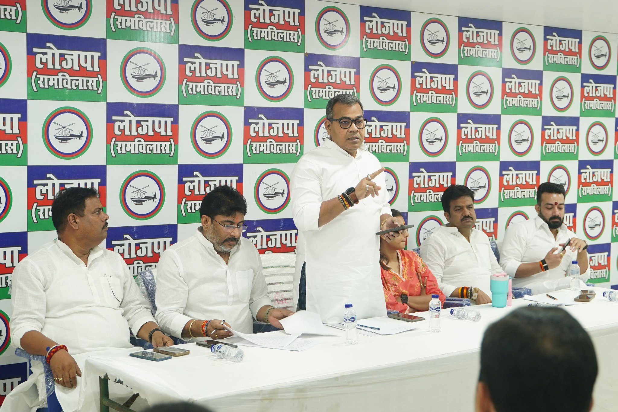 लोजपा (रामविलास) ने बुलाई आपातकालीन बैठक। (तस्वीर- @LJP4India)