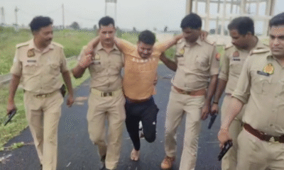 बीते मंगलवार को एक आरोपी को पुलिस मुठभेड़ के बाद गिरफ्तार किया गया। (फोटो मोनू पांडे)