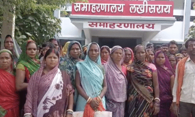 मछुआरा समाज के लोग अपनी मांगों को लेकर पहुंचे