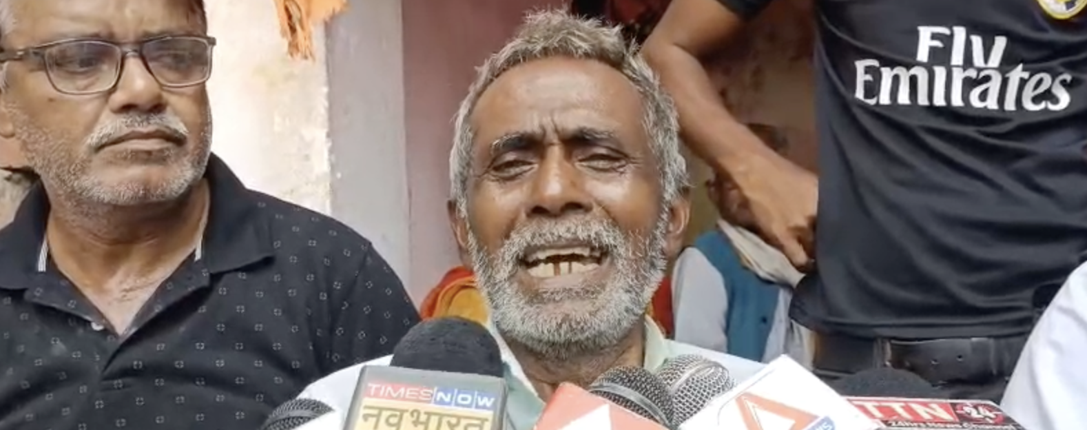 मृतक युवक के पिता।