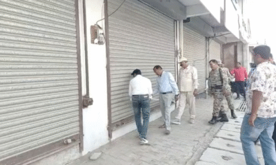 जगतपुर में सीलिंग की कार्रवाई करती BDA