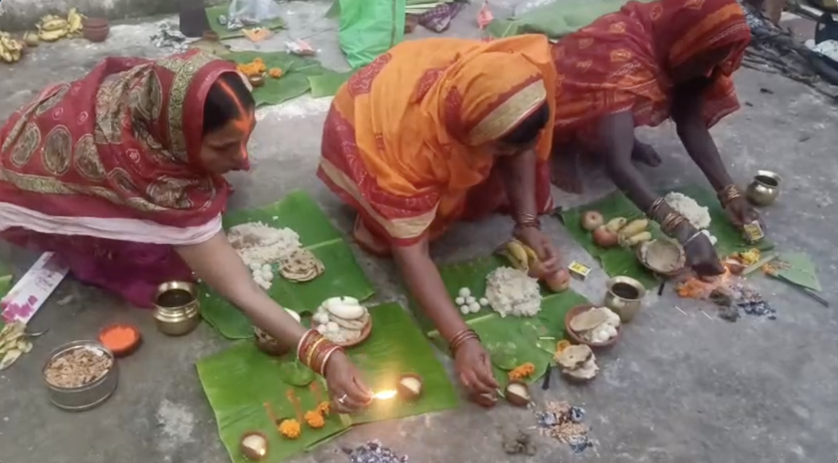 खरना पूजा के साथ छठ व्रत शुरू