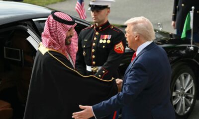 अमेरिकी यात्रा के दौरान डोनाल्ड ट्रंप ने सऊदी राजकुमार मो. प्रिंस सलमान का स्वागत किया। (Photo - Prince Mohammad bin Salman FB page)