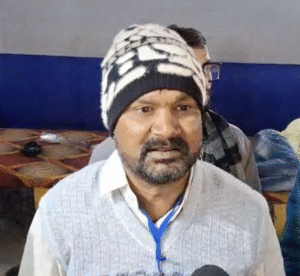 कांग्रेस प्रत्याशी संतोष कुमार मिश्रा