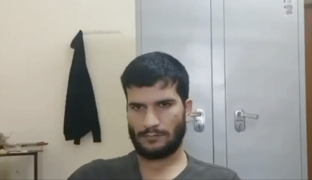 आतंकी डॉ. उमर का वीडियो वायरल हो रहा है।