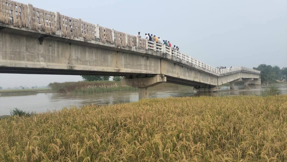 अररिया में टूटा पुल