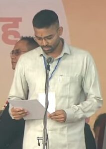 उपेंद्र कुशवाहा को बेटे को NDA सरकार में कैबिनेट मंत्री बनाया गया है।