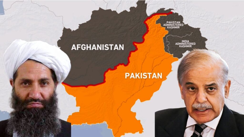 पाकिस्तान व अफगानिस्तान के बीच सीमा को लेकर संघर्ष जारी है।