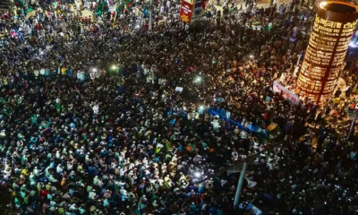 बांग्लादेश के चटगांव में प्रदर्शन