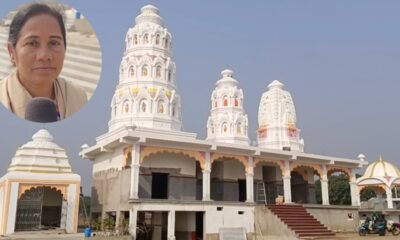 निर्माणाधीन मंदिर में अब तक दो करोड़ रुपया लग चुका है, चंद्रकांता अपने पति-बेटे की प्रतिमाएं भी लगवा रही हैं।
