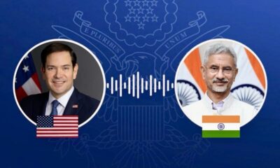 अमेरिका व भारत के विदेश मंत्रियों की फोनवार्ता की जानकारी देते हुए अमेरिकी राजदूत ने यह तस्वीर एक्स पर सांझा की है। ( साभार - x/@USAmbIndia)