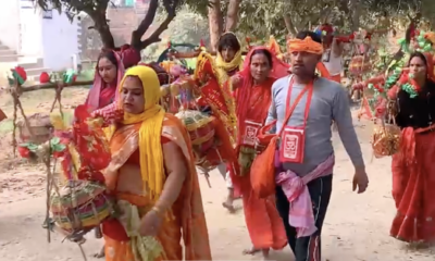 मौनी अमावस्या के दिन मिथिलांचल के कांवड़िये देवघर के लिए जल भरकर निकले हैं।