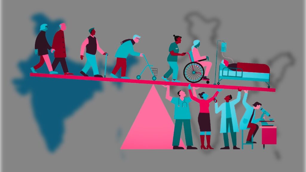 भारत में बूढ़ी होती आबादी बढ़ने से सामाजिक सुरक्षा का सवाल और गंभीर हो जाएगा। (प्रतीकात्मक तस्वीर)