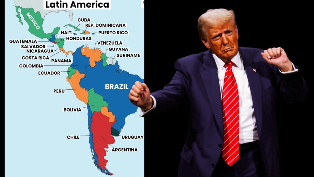 ट्रंप की नजर अमेरिकी उपमहाद्वीप में प्रभुत्व जमाने की है।