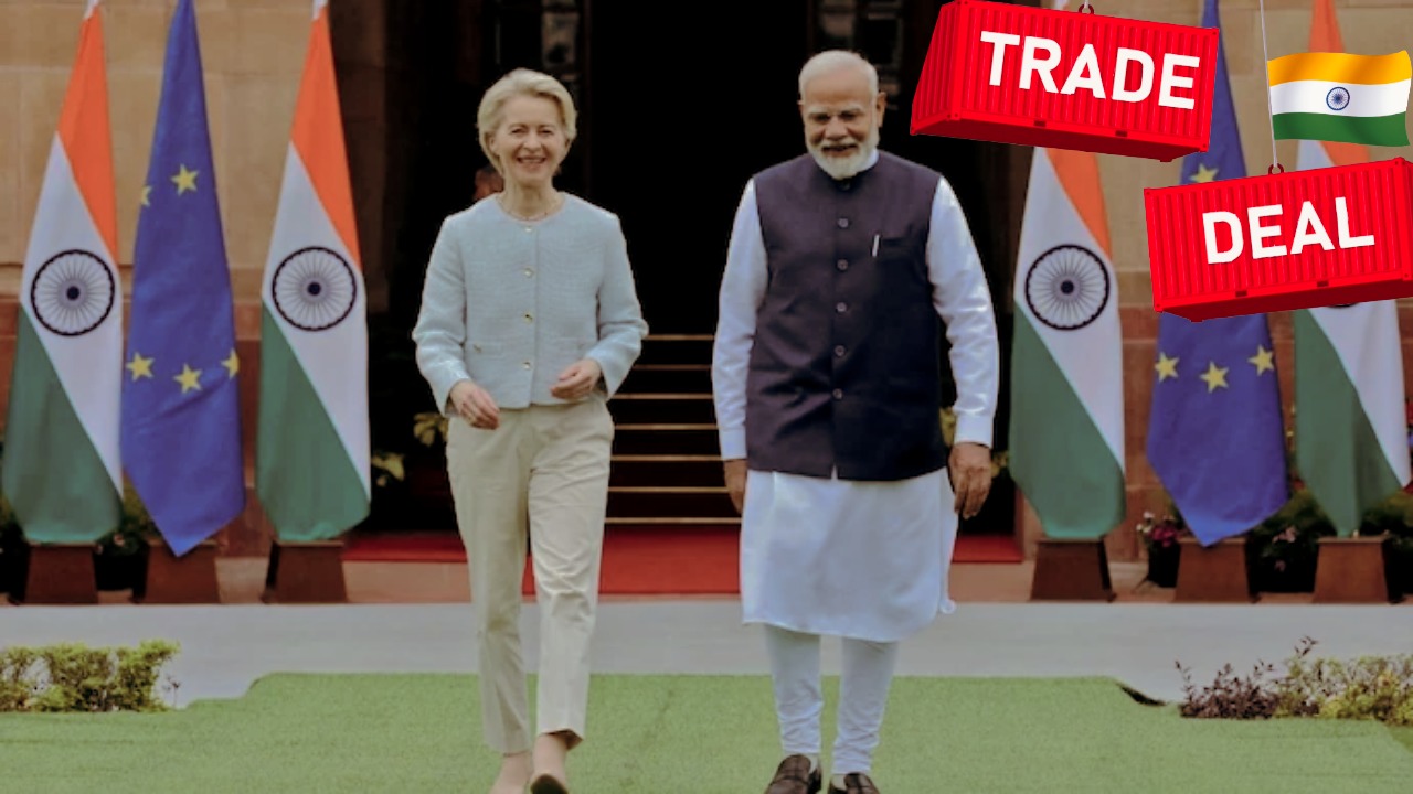 भारत-यूरोपीय संघ के बीच 27 जनवरी को होने जा रही है शिखर वार्ता, जिसमें व्यापार समझौते पर हस्ताक्षर होने की संभावना है। (तस्वीर - सांकेतिक)