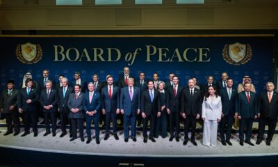 अमेरिकी राष्ट्रपति ट्रंप की अगुवाई वाले शांति बोर्ड की पहली बैठक के लिए जुटे कई देशों के नेता। (फोटो- X/@WhiteHouse)