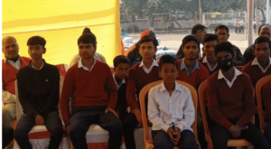 उद्घाटन समारोह के दौरान मौजूद विशेष खिलाड़ी।