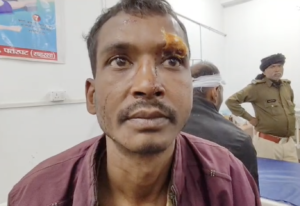 टेंपो चालक विकास को पुलिस ने सुरक्षित छुड़ाया।