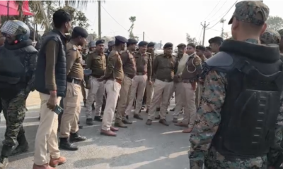 ग्रामीणों के साथ झड़प के दौरान कई पुलिसकर्मी घायल हो गए।