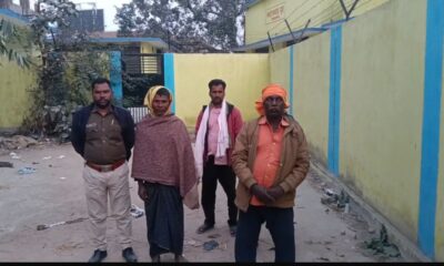 गोपालगंज जिले के बैकुंठपुर थाना क्षेत्र उसरी बिनटोली में घटना की जानकारी देते मृतका के पति गणेश रावत। (गाेपालगंज संवाददाता )