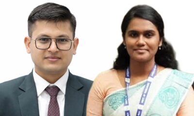 यूपीएससी टॉपर- अनुज अग्निहोत्री व राजेश्वरी सुवे एम (तस्वीर - X/@UpscRepublicX)