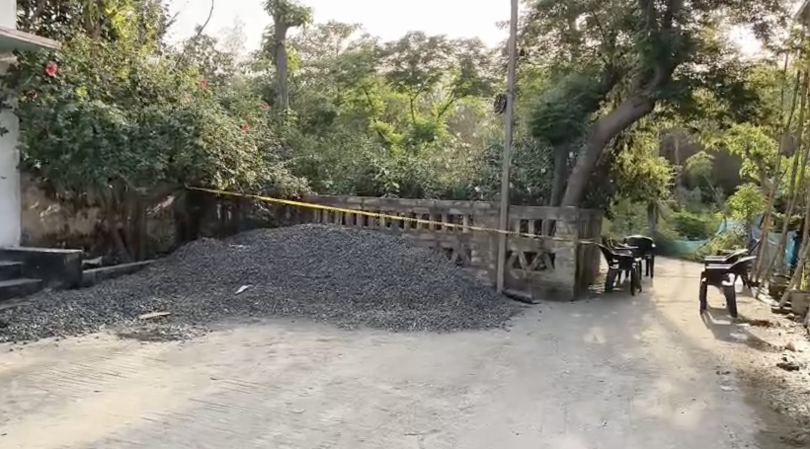 इस क्षेत्र में फटा विस्फोटक, एरिया को सील कर दिया गया है।