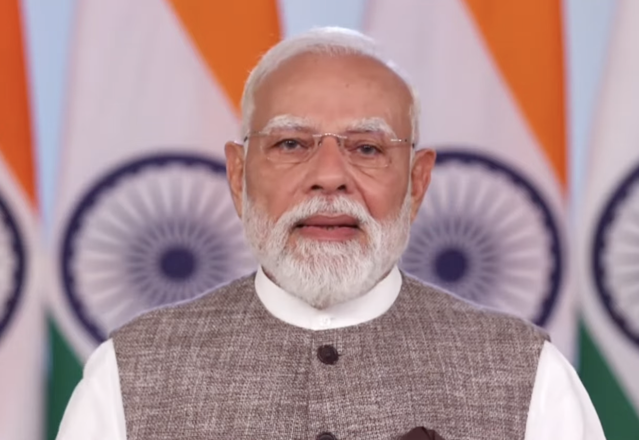 देश के नाम संबोधन देते पीएम मोदी (Screen Grab -DD News)