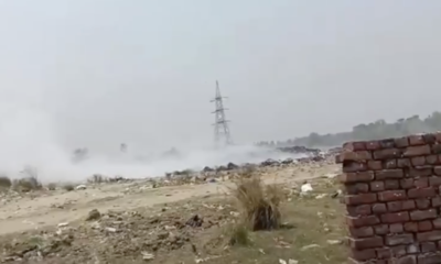 नवादा जिला परिषद डंपिंग ग्राउंड में कचरे को जला रहा है जबकि उसे वैज्ञानिक तरीके से इसका निष्पादन करना चाहिए।