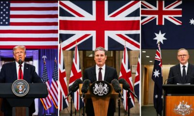 अमेरिका के राष्ट्रपति, ब्रिटेन व ऑस्ट्रेलिया के प्रधानमंत्री आज देंगे देश के नाम संबोधन